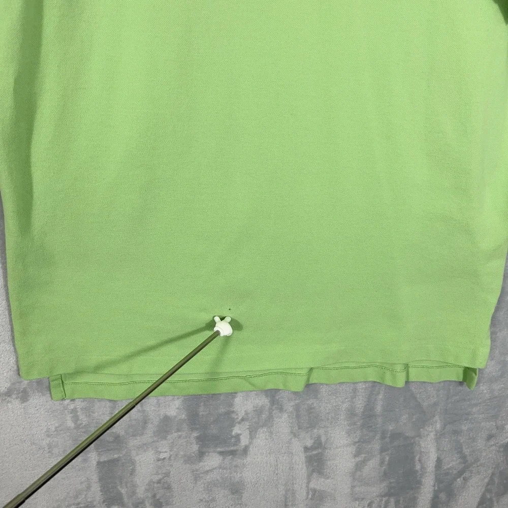 Polo Ralph Lauren‎ Polo Shirt Mens XL Lime Green Pink Pony Golf Preppy Cotton